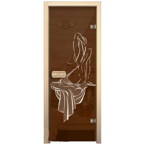 Стеклянная дверь GlassJet  Акма Девушка 690х1890мм