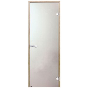 Дверь для бани стеклянная Harvia D81905M 8х19 Сатин