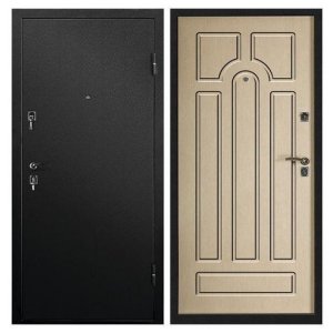 Дверь входная металлическая Промет С1 Аккорд Черный Муар 880x2050 мм левая