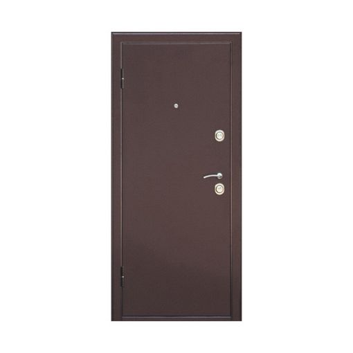 Дверь входная металлическая Дверной континент Интерио Светлый Орех левая 860х2060 мм
