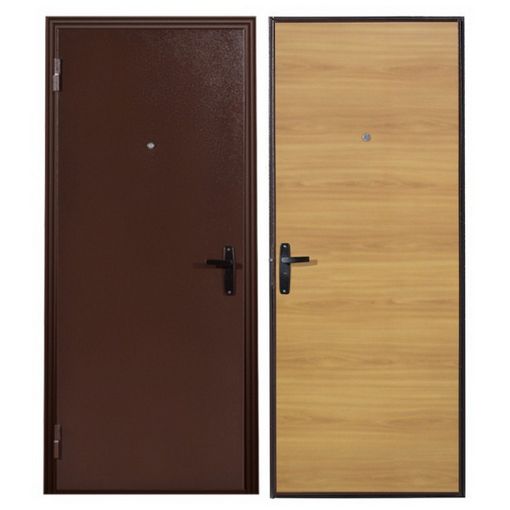 Дверь входная металлическая Меги 110 левая 970x2050 мм ХДФ миланский орех