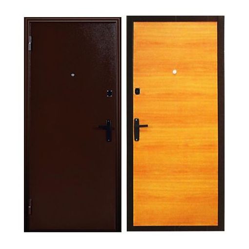Дверь входная металлическая Меги 120 левая 870x2050 мм ХДФ миланский орех