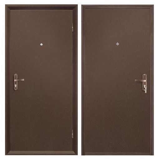Дверь входная металлическая Промет Б2 Профи Антик Медный 950x2050 мм левая