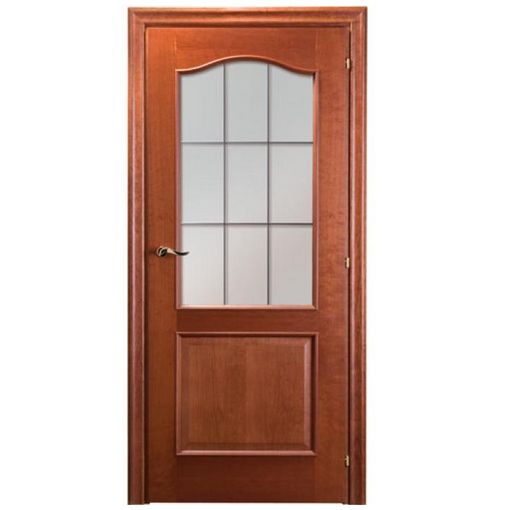 Дверное полотно Mario Rioli Primo Amore 111С шпон Вишня амбра правое с ввертными петлями и сантехническим замком латунь