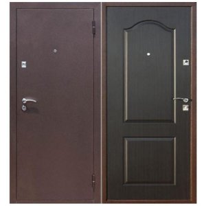 Дверь входная металлическая Йошкар СтройГост 5-2 Венге 860х2060 мм левая металл и МДФ 4 мм