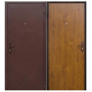 Дверь входная металлическая Йошкар СтройГост 5-1 Золотистый Дуб 960х2060 мм правая металл и МДФ 4 мм
