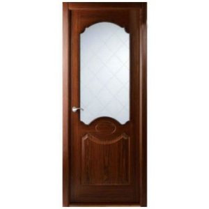 Дверное полотно Belwooddoors Милан со стеклом мателюкс Шпон Падук