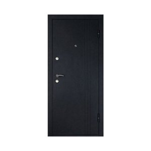 Дверь входная металлическая Дверной континент Лайн Дуб беленый правая 860х2060 мм