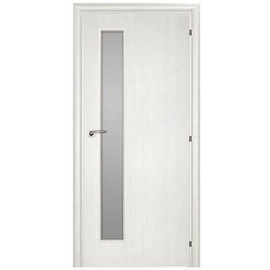 Дверное полотно Mario Rioli Saluto 201f CPL Белый палисандр правое с петлями и сантехническим замком хром