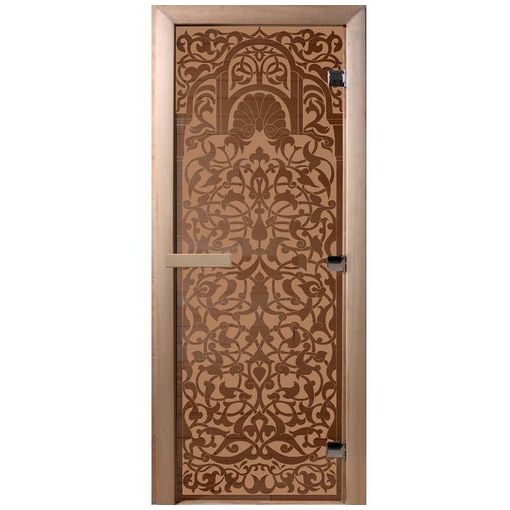 Дверь для бани Doorwood DW01000 700х1900 мм бронза матовая Флоренция