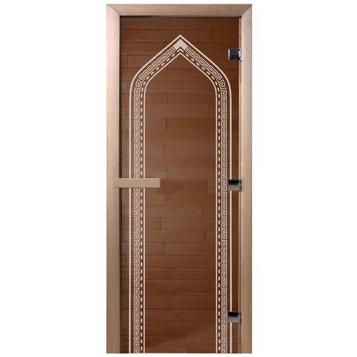 Дверь для бани Doorwood DW01015 700х1900 мм бронза Арка
