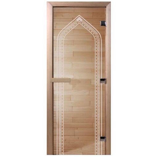 Дверь для бани Doorwood DW01018 700х1900 мм прозрачная Арка
