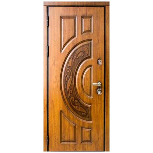 Дверь металлическая Pro-tec Палермо Дуб Патенированный левая 880 мм