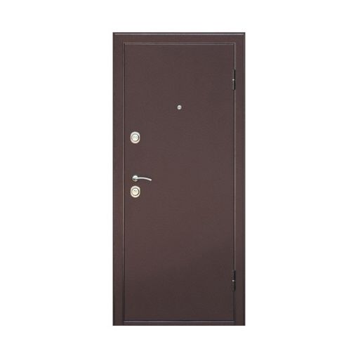 Дверь входная металлическая Дверной континент Интерио Светлый Орех правая 860х2060 мм