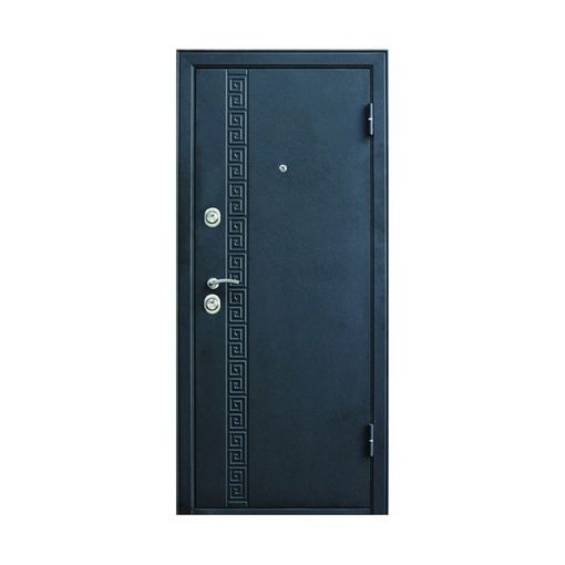 Дверь входная металлическая Дверной континент Трио Орех правая 860х2060 мм