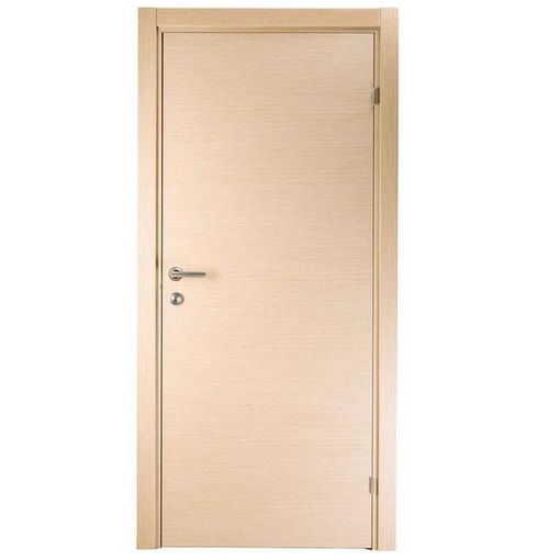 Дверное полотно Mario Rioli Linea 100 шпон беленый дуб универсальное без петель с сантехническим замком хром