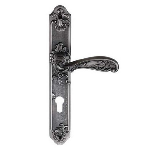 Ручка дверная Archie Genesis Flor CL Черное Серебро