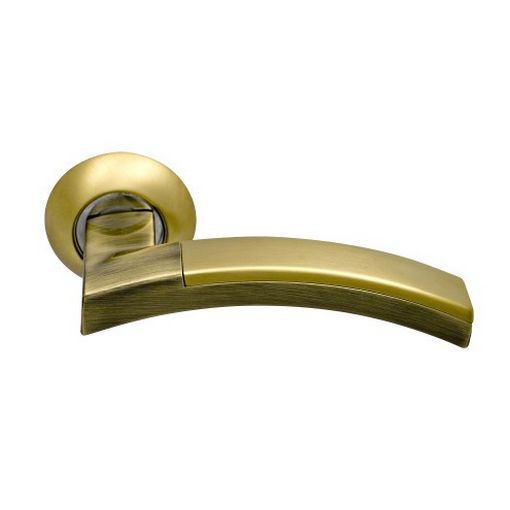 Ручка дверная Archie Sillur 132 Матовое Золото и Античная Бронза
