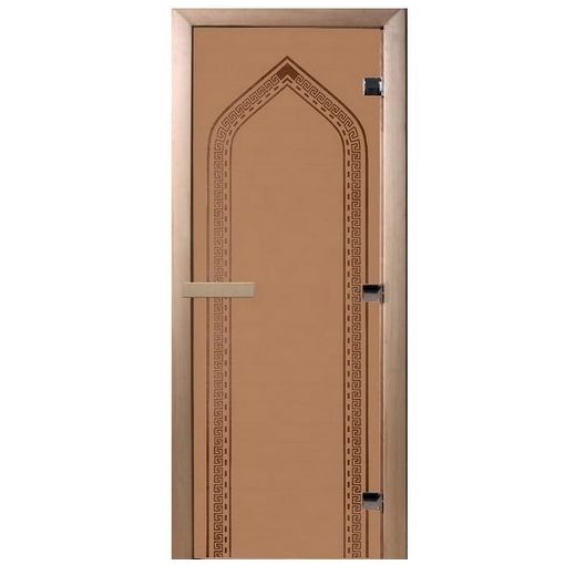Дверь для бани Doorwood DW00082 800х2000 мм бронза матовая Арка