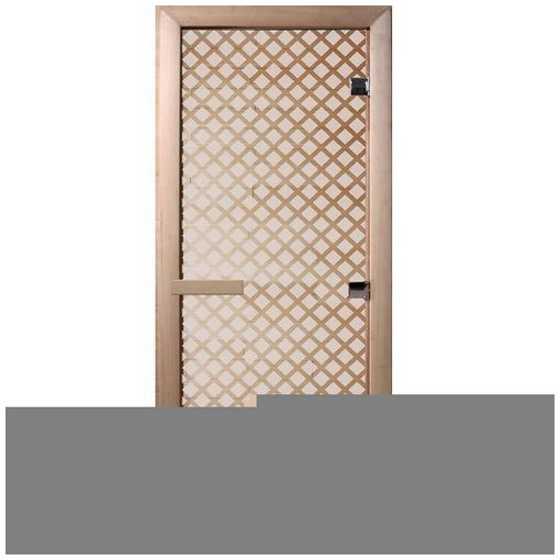 Дверь для бани Doorwood DW00108 800х2000 мм сатин Мираж