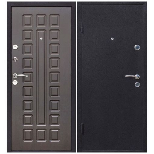 Дверь входная металлическая Йошкар Венге 960х2060 мм левая металл и МДФ 8 мм