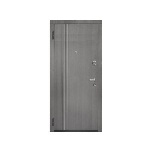 Дверь входная металлическая ЮрСталь Лайн 960х2060 мм правая МДФ 8 мм Грей