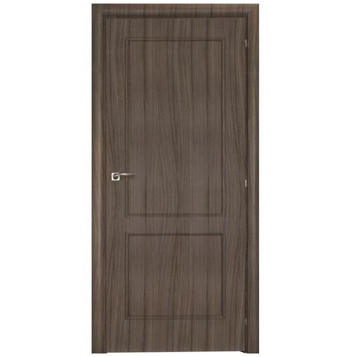 Дверное полотно Mario Rioli Saluto 220 CPL Серый палисандр правое с петлями и сантехническим замком хром