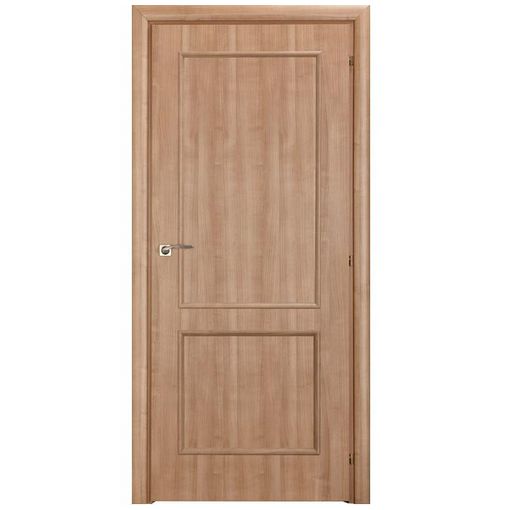 Дверное полотно Mario Rioli Saluto 220 CPL Зимняя вишня правое с петлями и сантехническим замком хром
