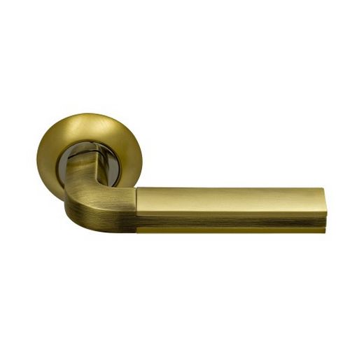 Ручка дверная Archie Sillur 96 Матовое Золото и Античная Бронза